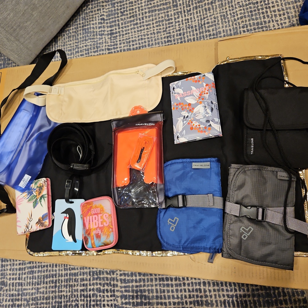 Travel accessories lot
